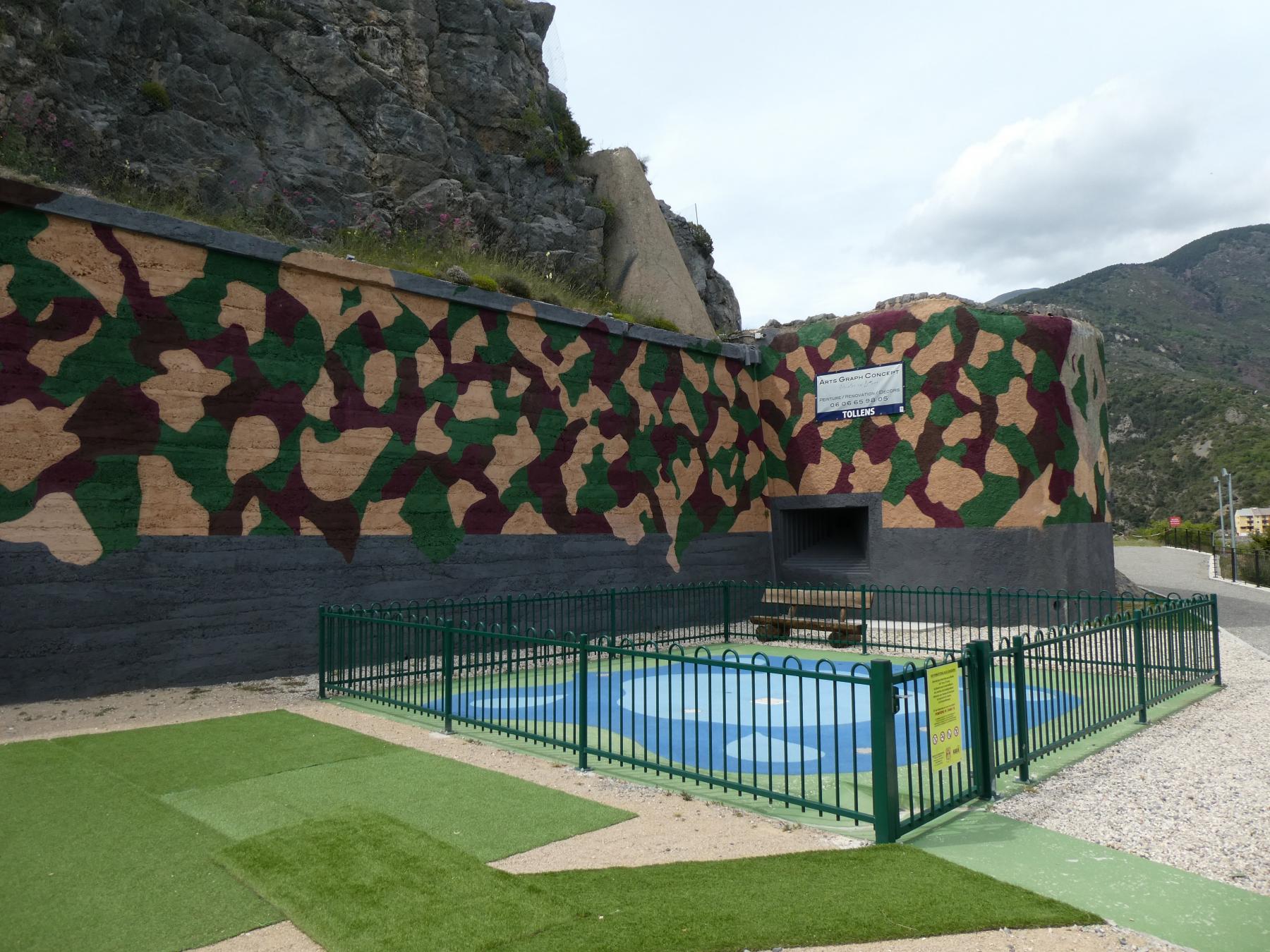 Ligne Maginot - RIMPLAS (RS) - (Ouvrage d'artillerie) - Nouveau camouflage
2021