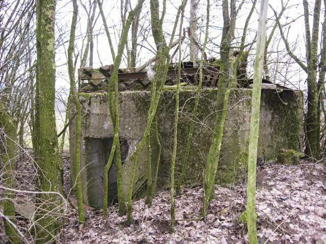 Ligne Maginot - KLEINGEWAEND 1 - (Blockhaus pour arme infanterie) - Façade arrière