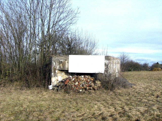 Ligne Maginot - OLFERDINGER 5 - (Blockhaus pour canon) - Façade de tir