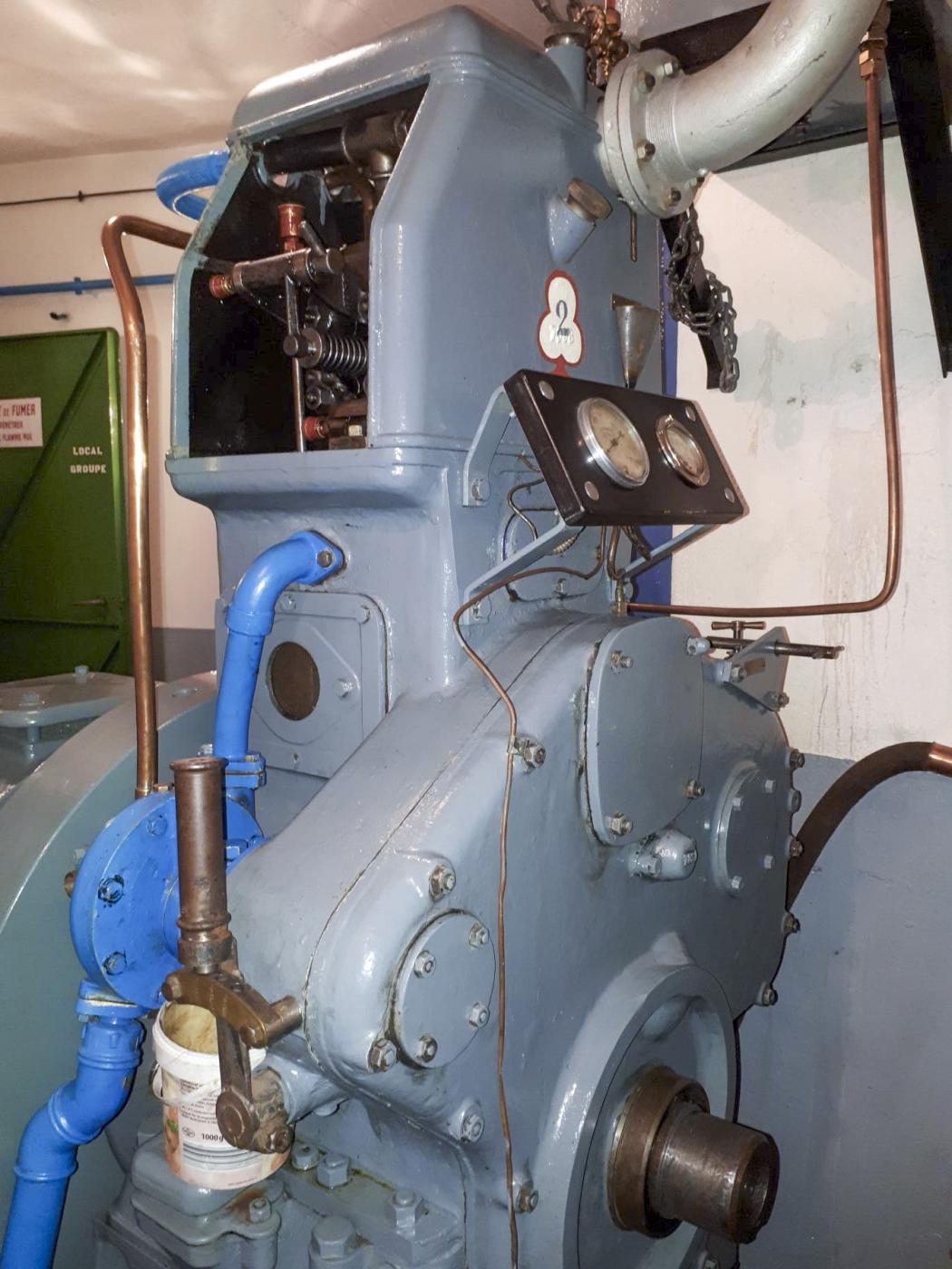 Ligne Maginot - OBERROEDERN SUD - RIEFFEL - (Casemate d'infanterie - double) - Le groupe électrogène à moteur SUPDI