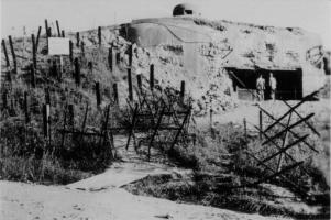 Ligne Maginot - MICHELSBERG - A22 - (Ouvrage d'artillerie) - Le bloc 2 après les combats de 1940