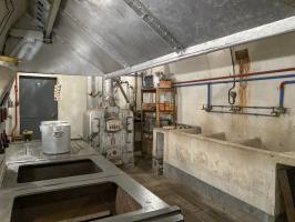 Ligne Maginot - SAINT ROCH (SHR) - (Ouvrage d'artillerie) - La cuisine de l'ouvrage.
Fourneau Arthur Martin et chaudière Ateliers Ventil