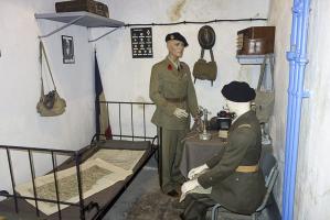 Ligne Maginot - SAINT ROCH (SHR) - (Ouvrage d'artillerie) - Reconstitution de la chambre du commandant d'ouvrage