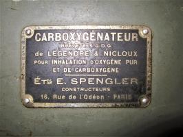Ligne Maginot - 86 - ASCHENBACH - (Casemate d'infanterie - double) - Plaque du carboxygénateur