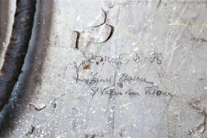 Ligne Maginot - LAVOIR - (Ouvrage d'artillerie) - Entrée des Hommes
Graffiti