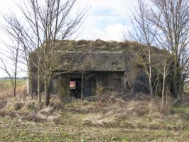Ligne Maginot - HEILIGENBRONNEN EST - (Blockhaus pour canon) - Façade arrière
