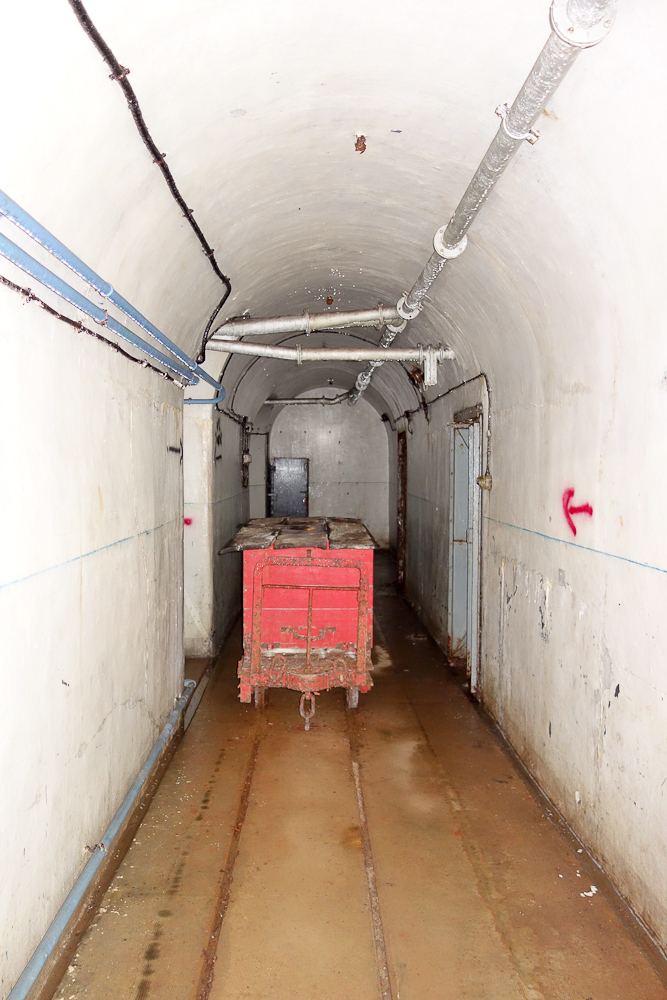Ligne Maginot - SAINT ANTOINE - (Ouvrage d'artillerie) - Bloc 1
Locaux souterrains
Galerie des magasins à munitions