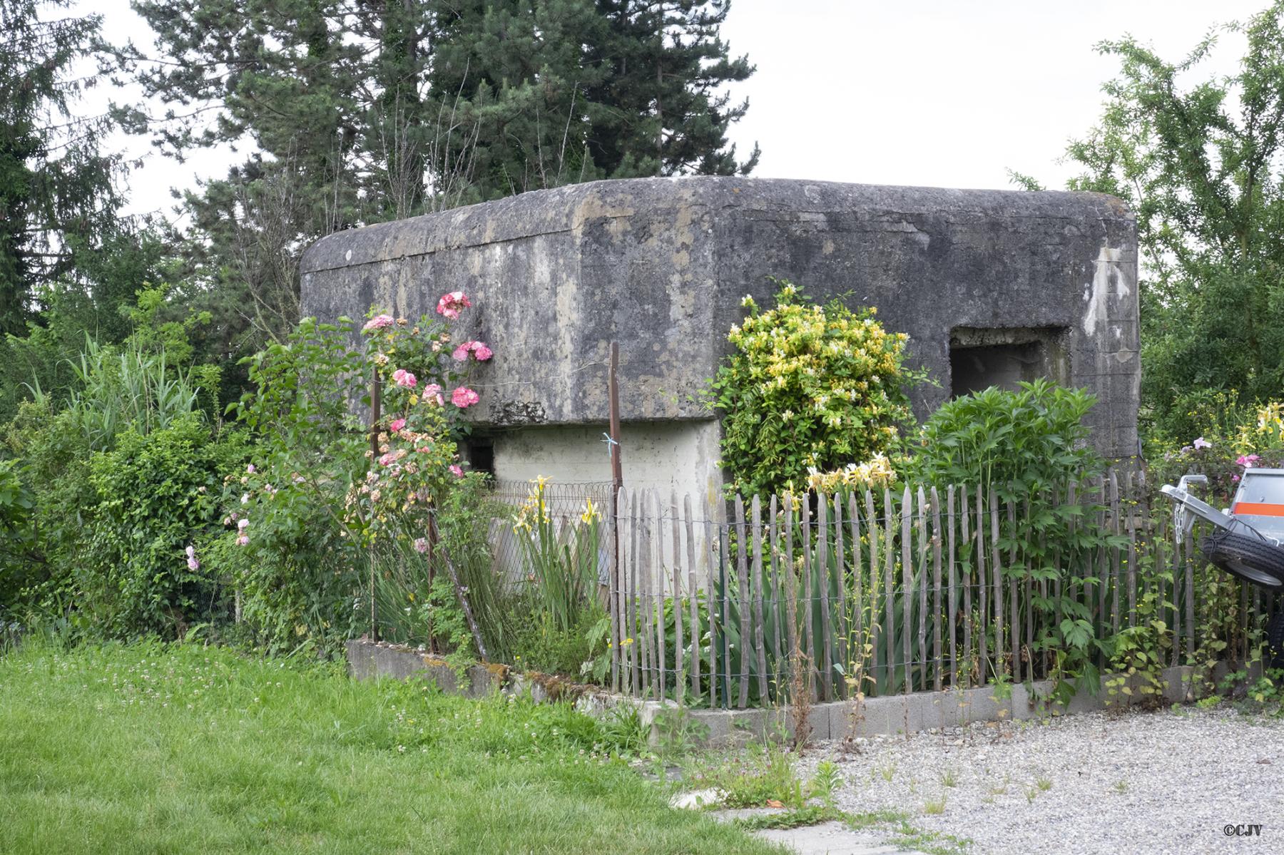 Ligne Maginot - RHINAU SUD - (Blockhaus pour arme infanterie) - Coté entrée