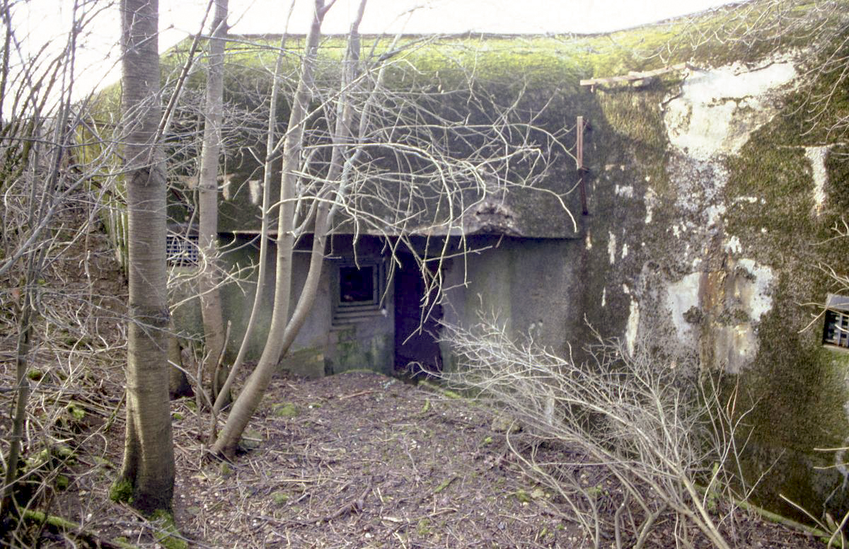 Ligne Maginot - PUXIEUX - O2 - (Observatoire d'artillerie) - La façade arrière