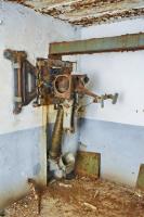 Ligne Maginot - SIMSERHOF - (Ouvrage d'artillerie) - Bloc 4
Chambre de tir: créneau jumelage mitrailleuse/canon 47