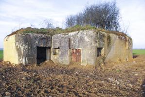 Ligne Maginot - MISSLINGEN 1 - (Blockhaus pour canon) - Blockhaus dégagé de toute sa végétation