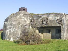 Ligne Maginot - SEELBERG OUEST - (Casemate d'infanterie) - Façade de la chambre de tir