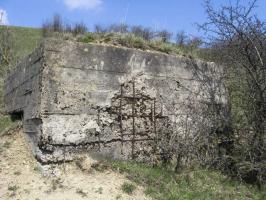 Ligne Maginot - TOTENBERG EST - (Blockhaus pour arme infanterie) - Impact extérieur