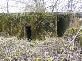 Ligne Maginot - LEGERET - M1BIS - (Blockhaus pour arme infanterie) - Vue rapprochée du coté