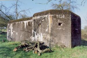 Ligne Maginot - RODEMACK (AVANT POSTE GRM) - (Blockhaus pour arme infanterie) - Vue du coté enemi de l'avant poste de Rodemack