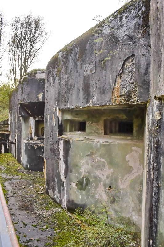 Ligne Maginot - SIMSERHOF - (Ouvrage d'artillerie) - Bloc 4
Fossé diamant