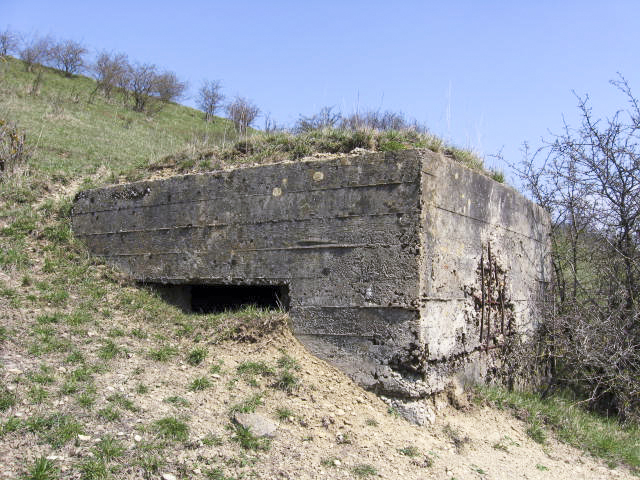 Ligne Maginot - TOTENBERG EST - (Blockhaus pour arme infanterie) - Façade de tir