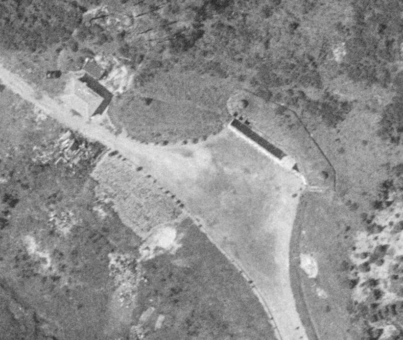 Ligne Maginot - OTTERBIEL - (Ouvrage d'artillerie) - Vue aérienne de l'Entrée Mixte de l'ouvrage