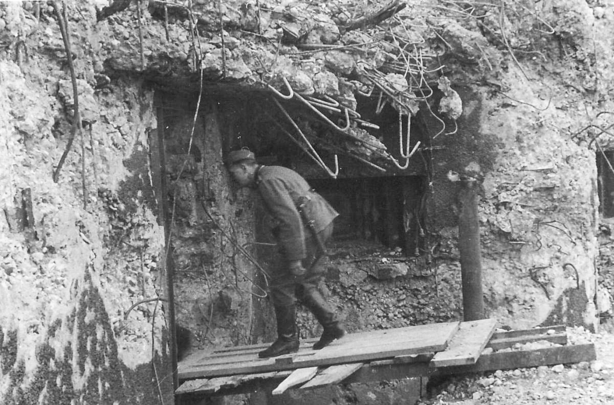 Ligne Maginot - HAUT POIRIER - (Ouvrage d'infanterie) - L'entrée du bloc 3