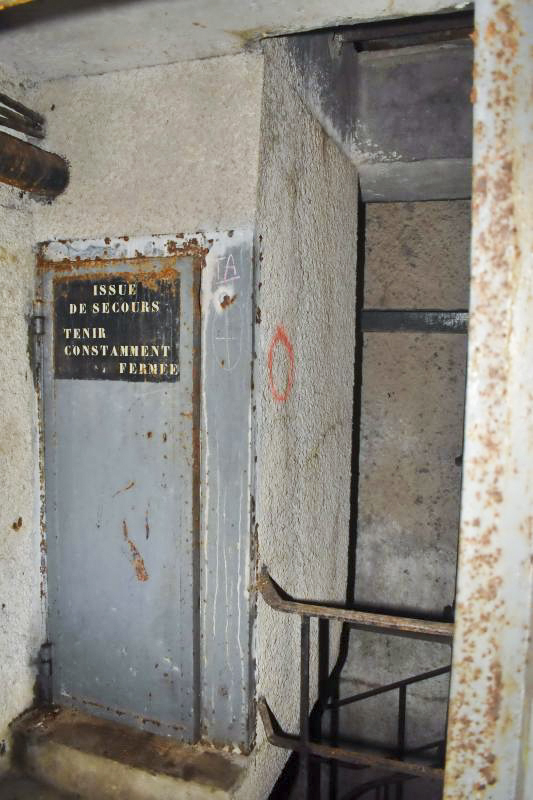 Ligne Maginot - HAUT POIRIER - (Ouvrage d'infanterie) - Bloc 1
Issue de secours