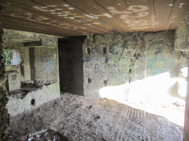 Ligne Maginot - A61 - NOYER - LE PHILANTHROPE - (Blockhaus pour canon) - Intérieur du blockhaus.