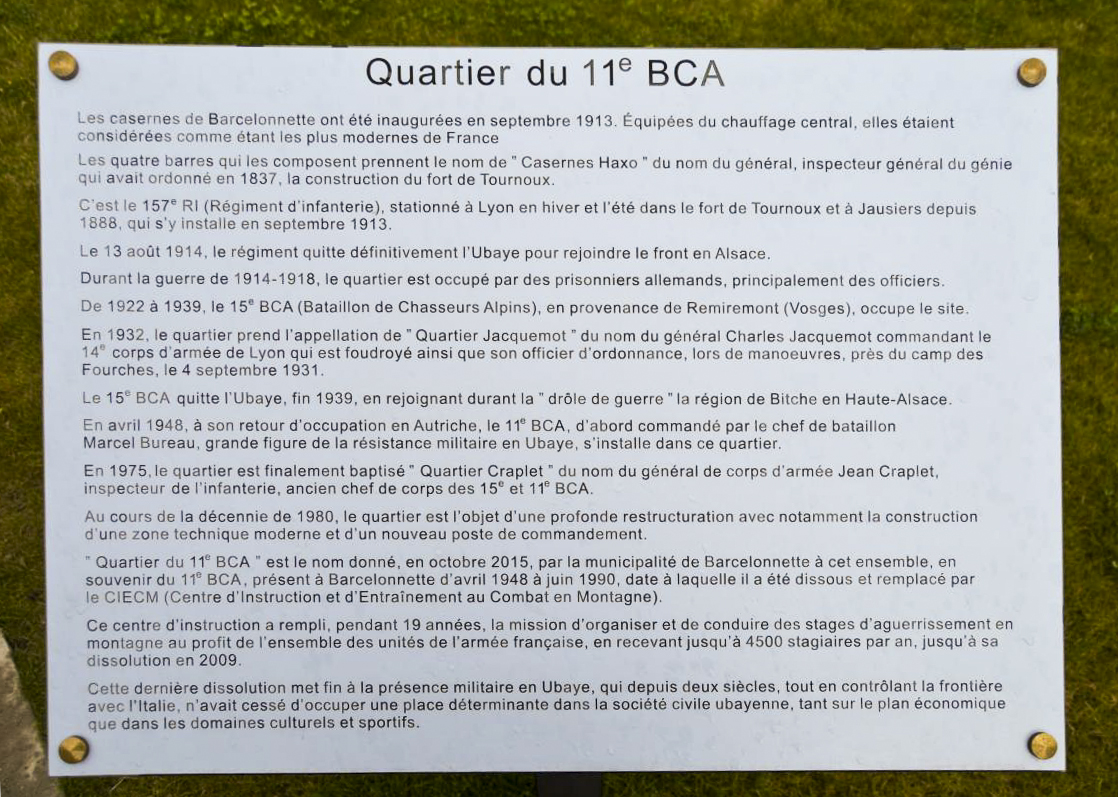 Ligne Maginot - CASERNE JACQUEMOT (QUARTIER CRAPLET - 15° BCA) - (Casernement) - 