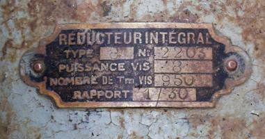 Ligne Maginot - ROCHE LA CROIX (RLC) - (Ouvrage d'artillerie) - Bloc 1
Plaque de constructeur