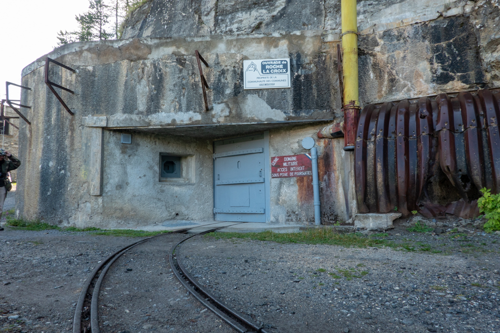 Ligne Maginot - ROCHE LA CROIX (RLC) - (Ouvrage d'artillerie) - Bloc 1
Entrée et voie de 60