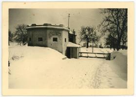 Ligne Maginot - SPICHEREN (MF DE) - (Poste GRM - Maison Forte) - La maison Forte sous la neige; hiver 1940 ?