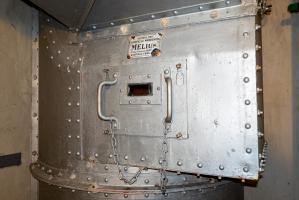 Ligne Maginot - SAINT OURS HAUT (SOH) - (Ouvrage d'artillerie) - Bloc 2
Etage intermédiaire
Système d'évacuation des douilles de 75
Fabrication Melius