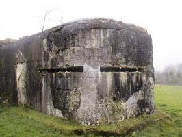 Ligne Maginot - A66 - LA WARPE - (Blockhaus pour canon) - Les créneaux d'observation