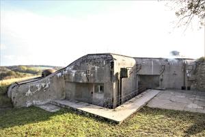 Ligne Maginot - EINSELING - A36 - (Ouvrage d'infanterie) - Vue sur l'entrée et la chambre de tir JM/47