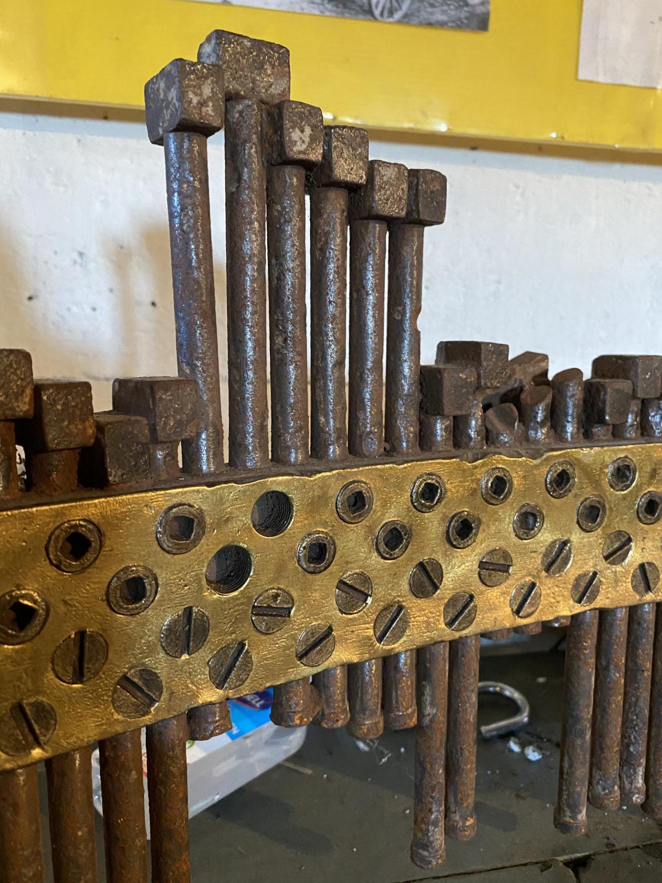 Ligne Maginot - Tourelle démontable mle 35 37 - circulaire avec les cames réglables permettant d'adapter la hausse au terrain 
Détail