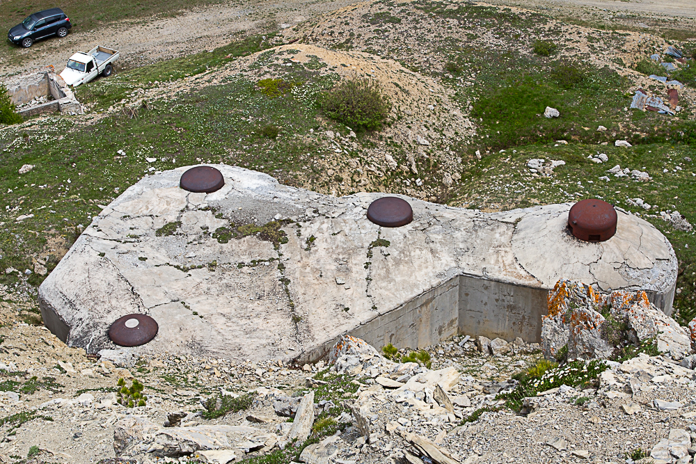 Ligne Maginot - PAS DU ROC - (Ouvrage d'artillerie) - Bloc 1
Vue d'ensemble du bloc