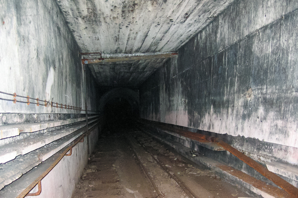 Ligne Maginot - MONT DES WELCHES - A21 - (Ouvrage d'artillerie) - Entrée des Munitions
Plan incliné descendant.