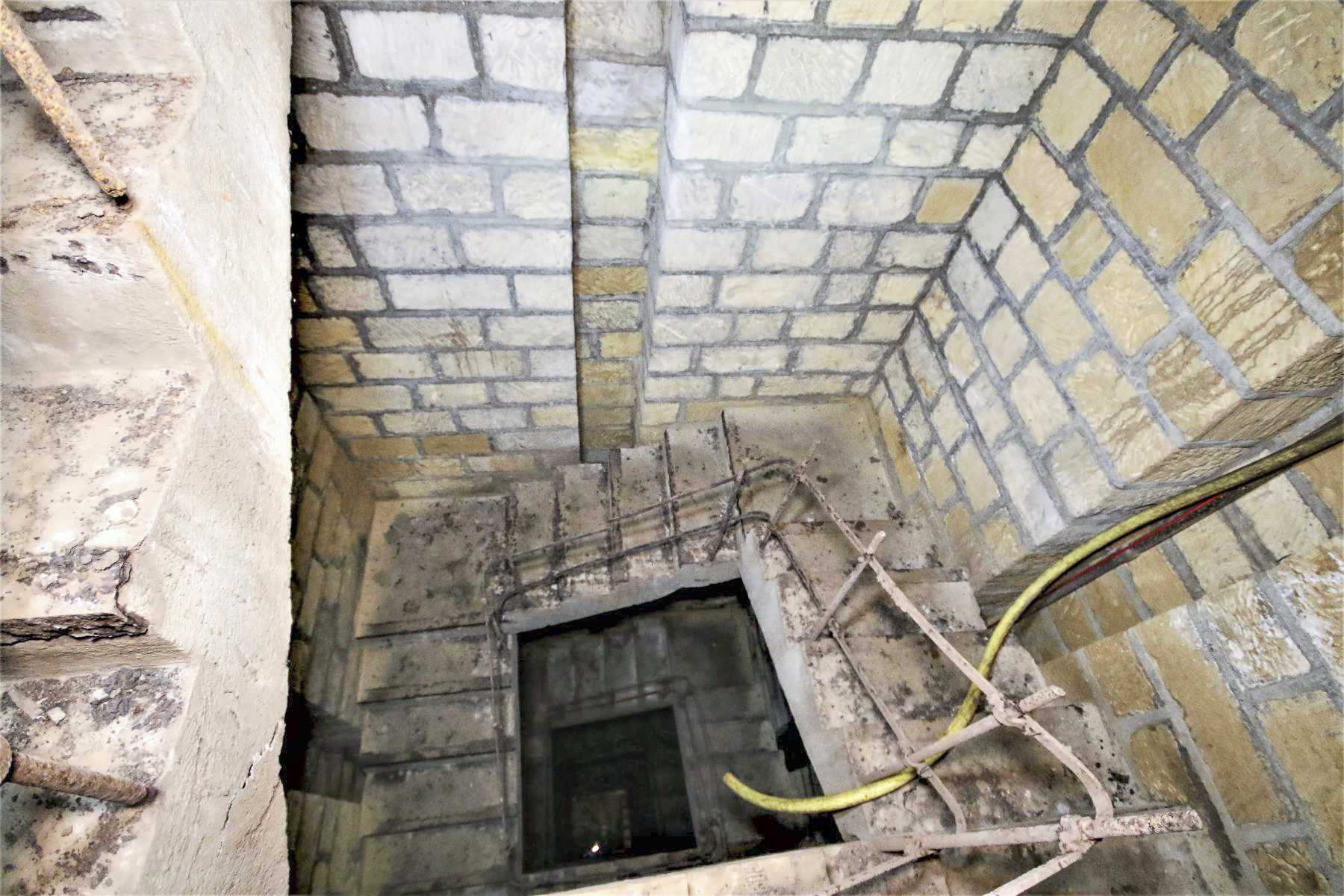 Ligne Maginot - EINSELING - A36 - (Ouvrage d'infanterie) - Le puits d'escalier vers les galeries non construites