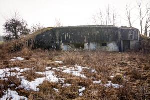 Ligne Maginot - AB28 - (Blockhaus pour canon) - Vue générale