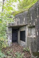 Ligne Maginot - B540 - RUAINCE - (Blockhaus pour canon) - L'entrée est fermé.
Le blockhaus est aménagé pour les chauve souris