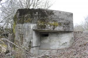 Ligne Maginot - BARRAGE 2 - (Blockhaus pour arme infanterie) - Façade de tir