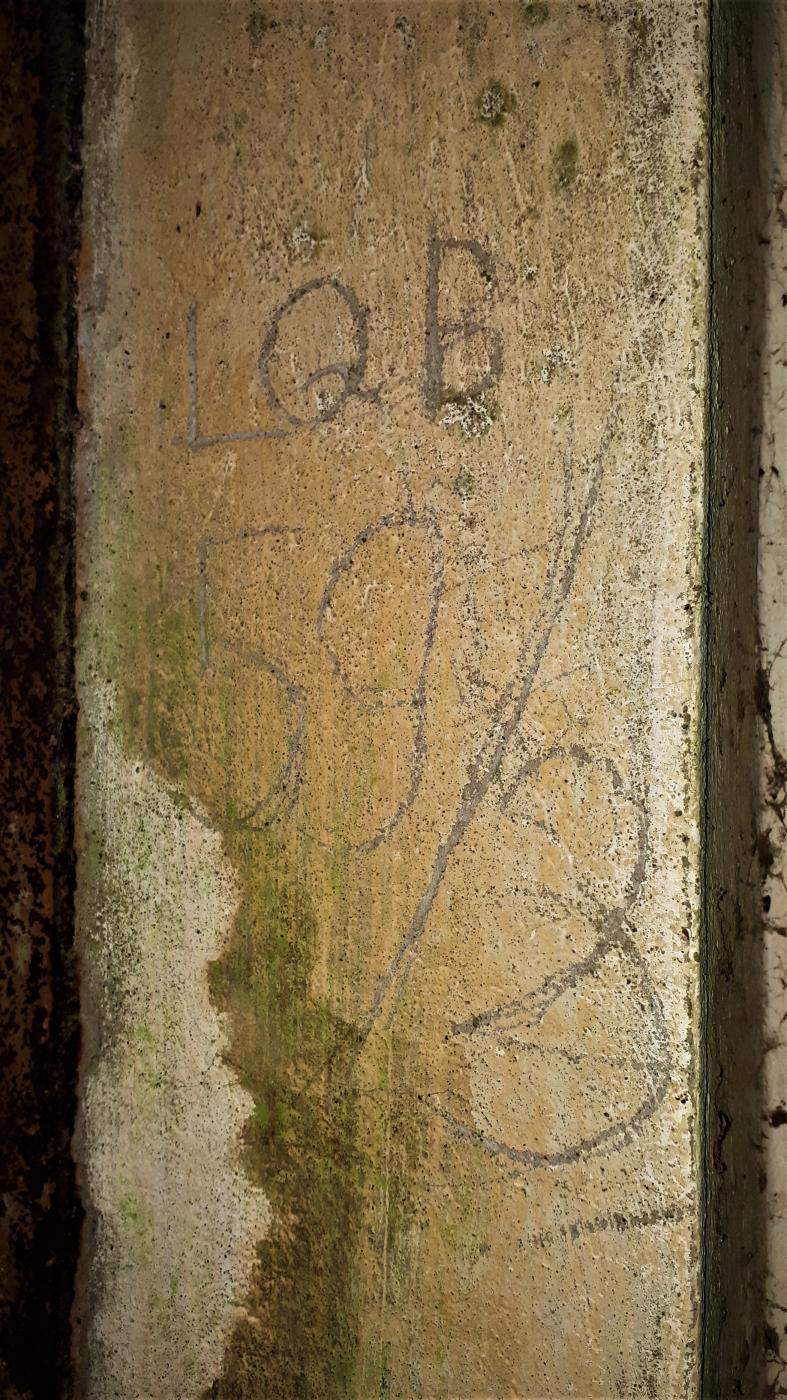 Ligne Maginot - FM - ZIEGELMATT NORD - (Blockhaus pour arme infanterie) - Graffiti