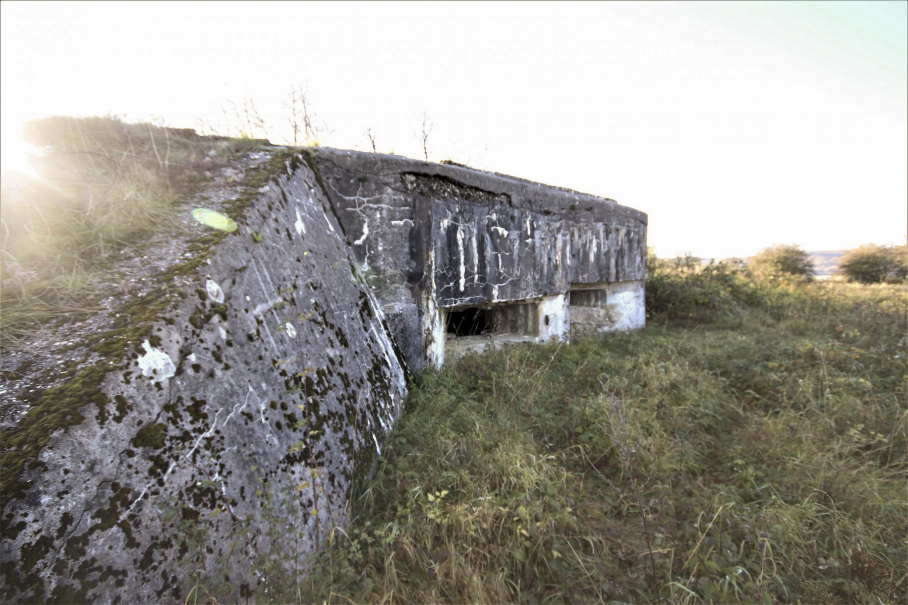 Ligne Maginot - AB28 - (Blockhaus pour canon) - Vue sur la chambre de tir