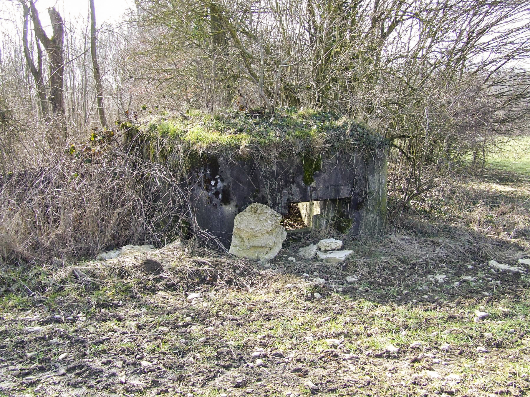 Ligne Maginot - BOIS DE PONTPIERRE - (Blockhaus pour canon) - Le bouclier pour canon anti-char.