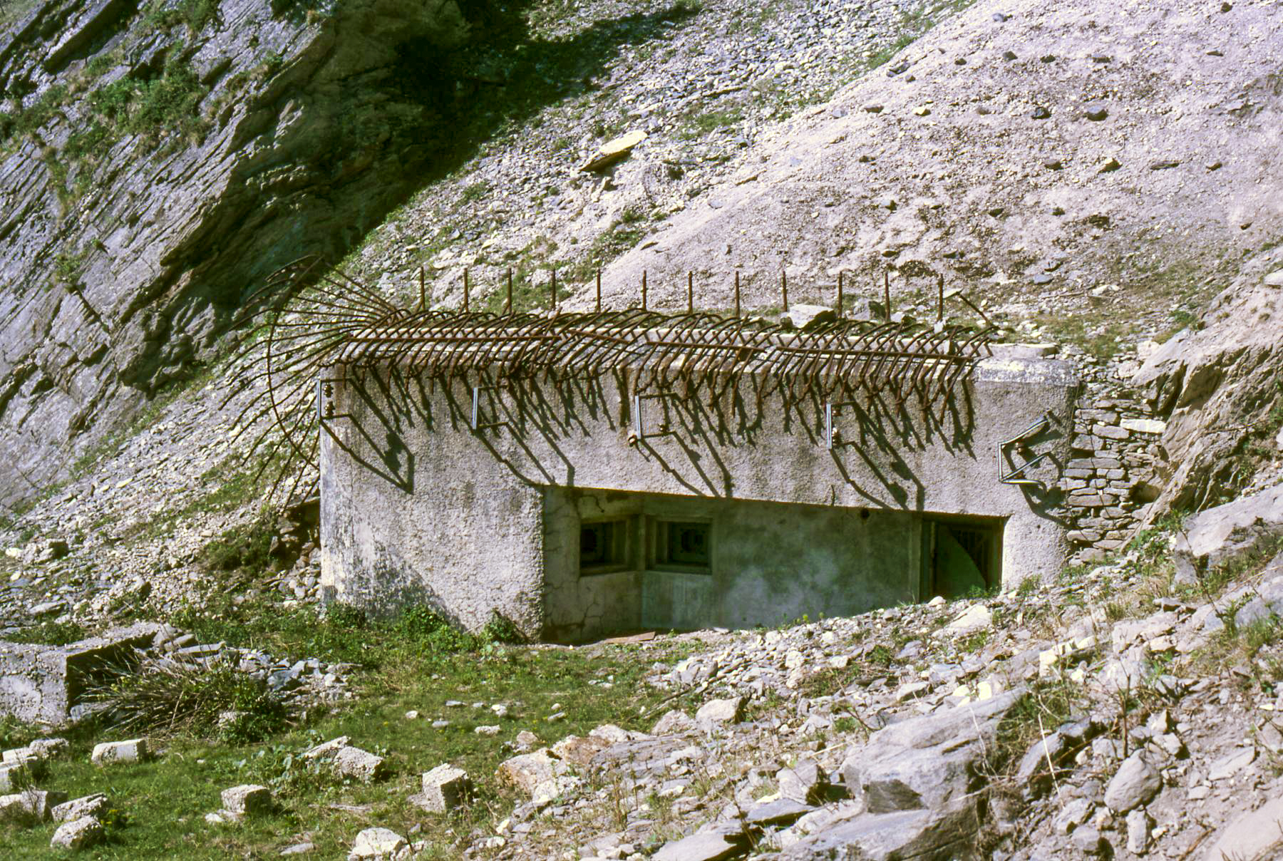 Ligne Maginot - LAVOIR - (Ouvrage d'artillerie) - L'entrée des hommes