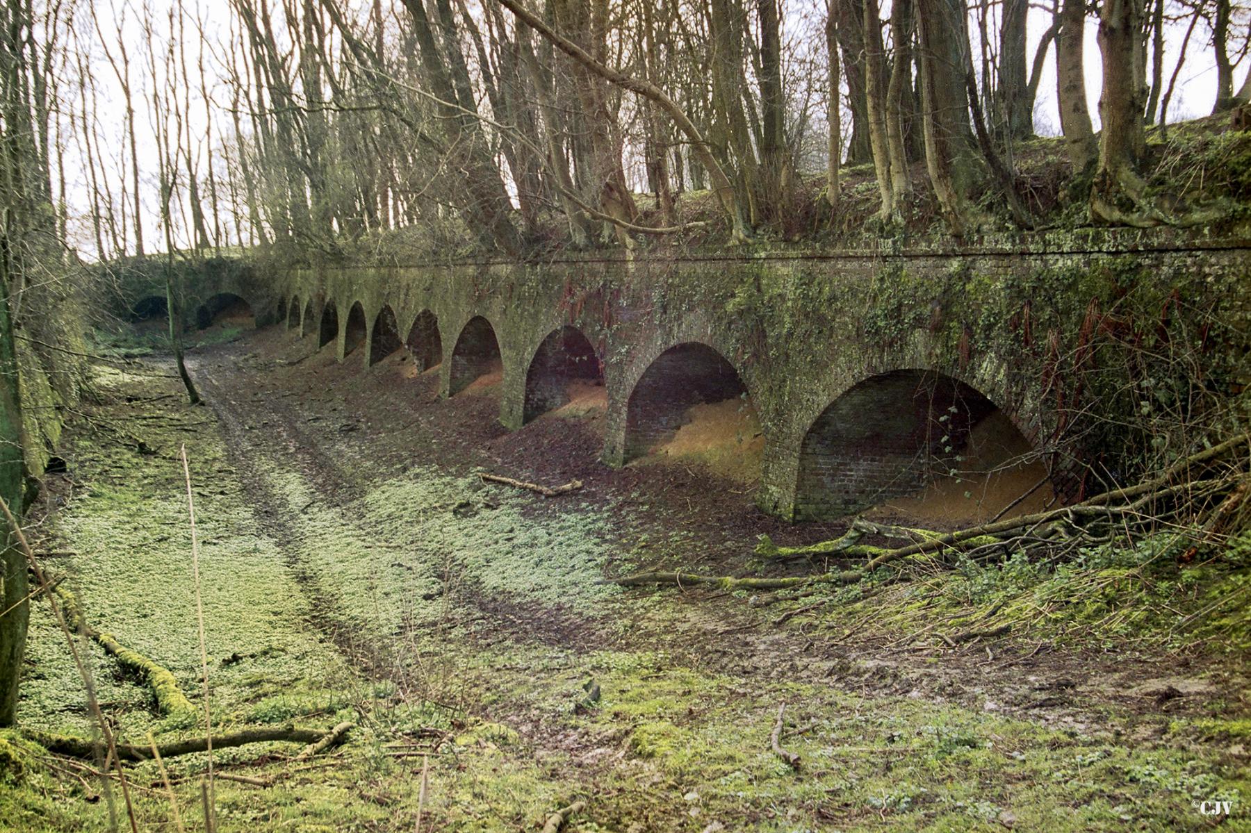 Ligne Maginot - LES SARTS - (Ouvrage d'infanterie) - Le fossé de l'ancien fort