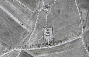 Ligne Maginot - LES PERCHAILLES - (Dépôt de Munitions) - Dépôt et bloc Db40 

Vue aérienne - Mission F030 Altitude 2000 - 9 mars 1940 