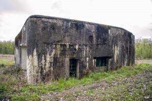 Ligne Maginot - A109 - ROUTE D'EPPE-SAUVAGE - (Casemate d'infanterie - double) - Le blockhaus est fermé pour protéger les chauve-souris