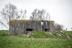 Ligne Maginot - B641 - EPINETTE SUD - (Blockhaus pour canon) - Vu frontal