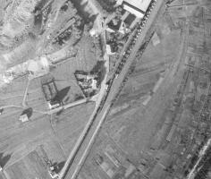 Ligne Maginot - VIEUX-STIRING NORD-EST (MF DE) - (Blockhaus pour arme infanterie) - Photographie aérienne de 1954