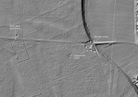 Ligne Maginot - T3 - 150T - (Position d'artillerie préparée) - Vue au lidar