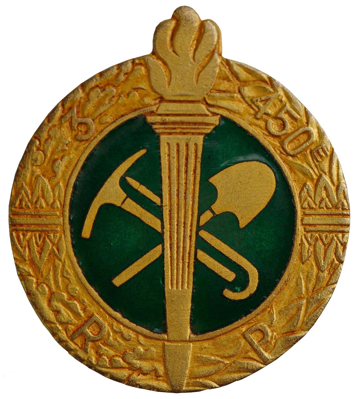 Ligne Maginot - 450° Regiment de pionniers - Insigne du 3ème bataillon 